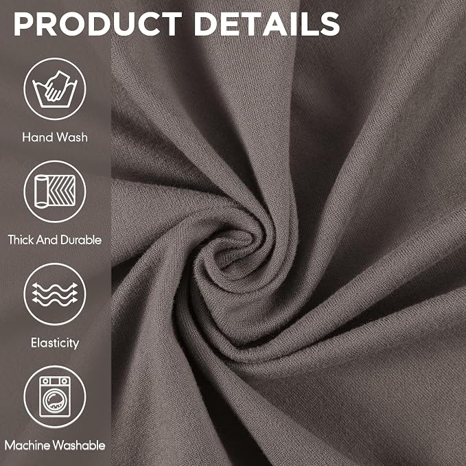 Peryiter 2 Pcs Sofa Covers Couch and Loveseat Covers Set Stretch Sofa Slipcover - Image 5