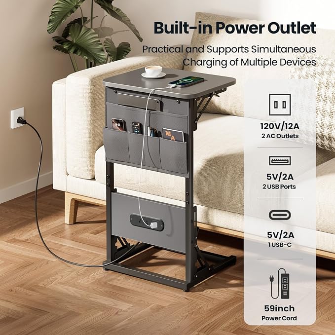 HLDIRECT C Shaped End Table - Image 4