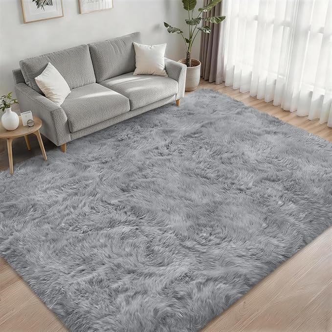 6x9 Area Rugs for Living Room Bedroom: Ultra Soft Fluffy Shag Rug Upgrade - Image 2