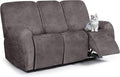 ANARACHON Leather Look Recliner Couch Cover, 8-Pieces Stretch Recliner Sofa by ANARACHON