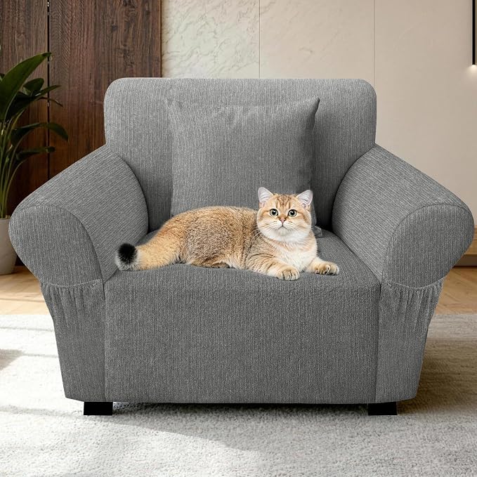 Armchair Slipcover with 1 Pillow Cover - Image 7