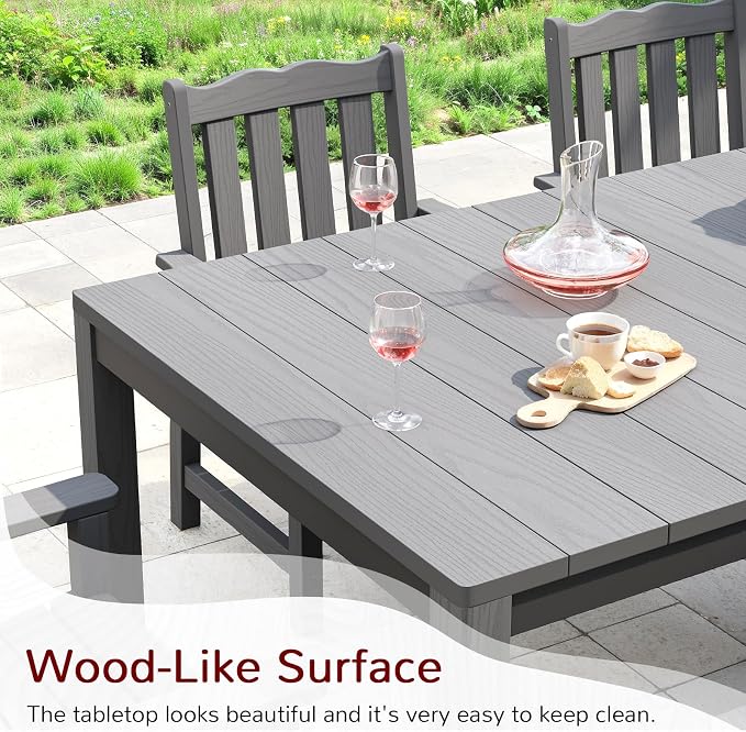 Stoog All-Weather 7 Pieces Patio Dining Sets, Waterproof Patio Furniture Set - Image 6