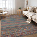 Nakagishi 6X9 Area Rugs Living Room: Washable Large Vintage Rug Neutral by NakagishiAreaRug