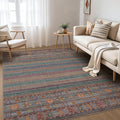 Nakagishi 5X7 Area Rugs Living Room: Washable Large Vintage Rug Neutral by NakagishiAreaRug