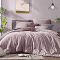 Monbix Full Size Comforter Set, Lilac Bedding Comforter by Monbix