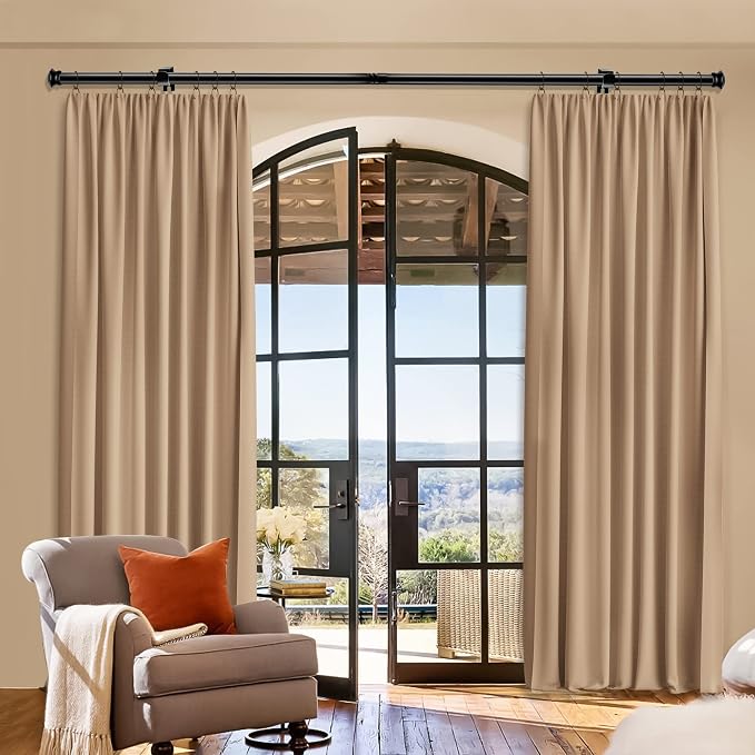Standard Decorative Window Curtain Rods 30 to 116 Inch, 5/8 Inch Diameter Small - Image 8