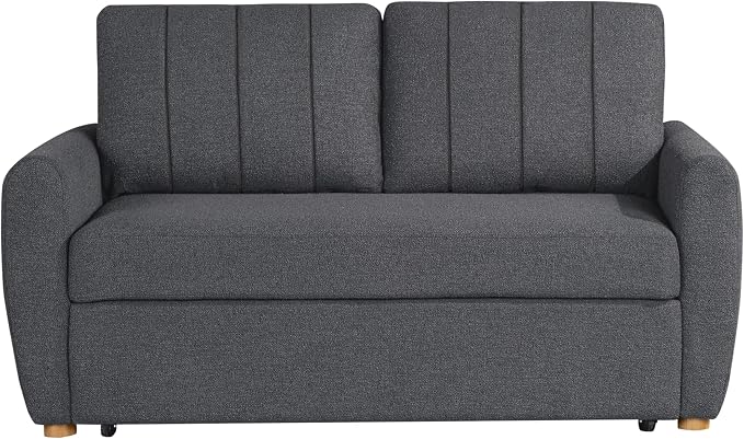 Serta Galway 66.5" Convertible Sleeper Loveseat, Full Size, Dreamcoil Comfort - Image 3