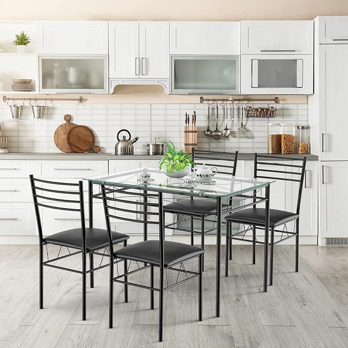 NAFORT 5-Piece Dining Table Set - Image 8