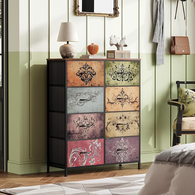 WLIVE Fabric Dresser for Bedroom, Tall Dresser - Image 2