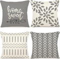 YCOLL Pillow Covers 22x22 Set of 4, Modern Sofa Throw Pillow Cover, Decorative by PillowCoversExpert
