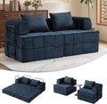 Korser Folding Convertible Sofa Bed, Corduroy Upholstered Boneless Couch by KORSER