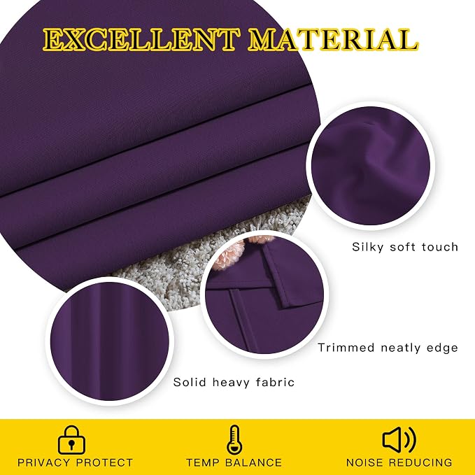 NICETOWN Blackout Kitchen Curtains - Image 4