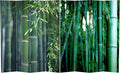 Red Lantern 6 ft. Tall Double Sided Bamboo Tree Canvas Room Divider 4 Panel 4 by RedLantern