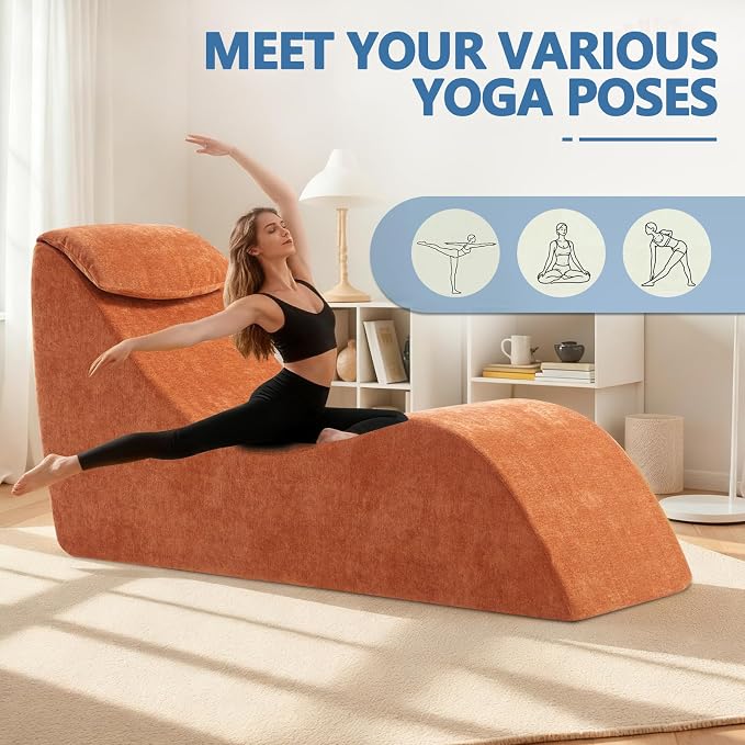 Yoga Chair Lounge for Adult, Yoga Lounge Chair，Ergonomic Chaise Lounge Chair - Image 5