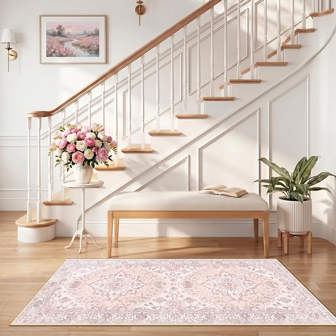 RELEANY Area Rugs 2'6"x5' Runner Rug Non Slip Washable - Image 2
