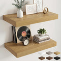 Dreamland Floating Shelves 24inch, 2 Pack Rustic Wooden Wall Shelves, Wall by Dreamland