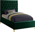 Meridian Furniture Cruz Collection Modern | Contemporary Velvet Upholstered Bed by MeridianFurniture