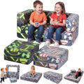 Cvortll Modular Kids Play Couch, Glow in Dark Kids Sofa, Child Sectional Sofa by Cvortll