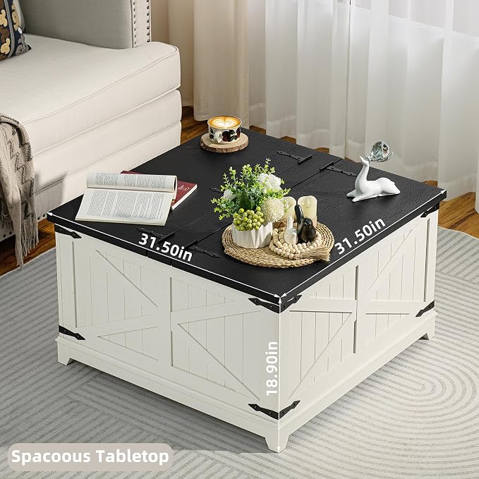 Joaxswe Farmhouse Coffee Table - Image 4