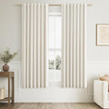 Guken Cream 100% Blackout Curtains 58 Inch Length 2 Panels Set by Guken