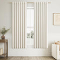 Guken Cream 100% Blackout Curtains 68 Inch Length 2 Panels Set by Guken