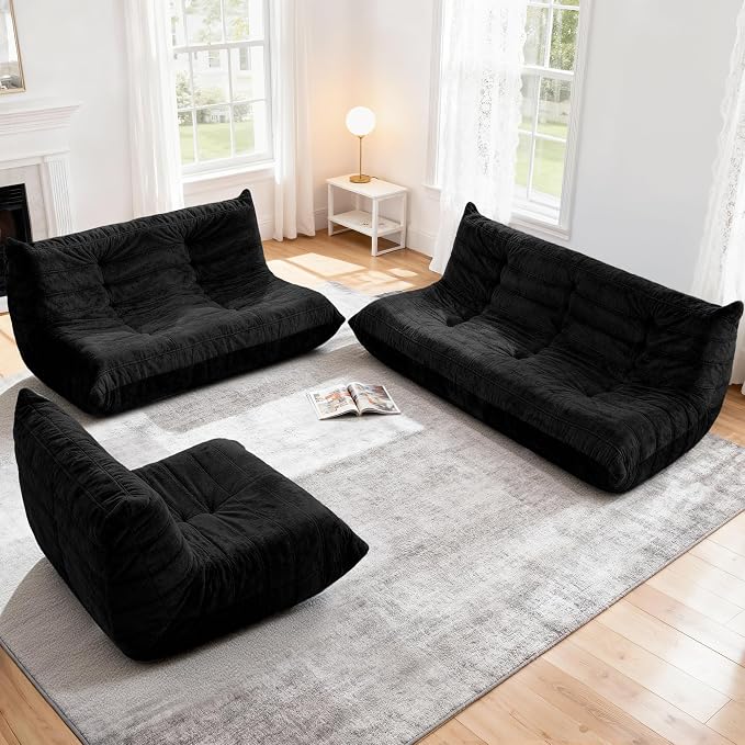 Bean Bag Loveseat Chair Big Sofa Beanbag Chair - Image 8