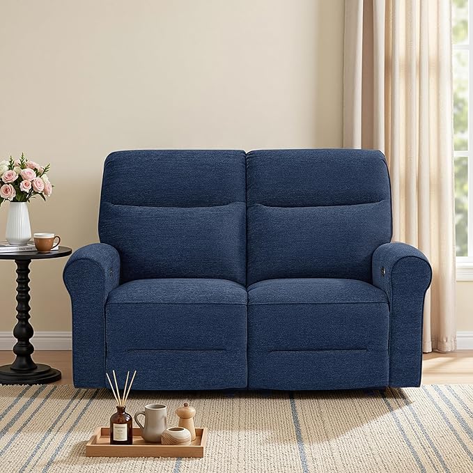 MCombo 64.6" Wall Hugger Power Loveseat Recliner Sofa - Image 2