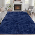 6x9 Area Rugs for Living Room Bedroom: Ultra Soft Fluffy Shag Rug Upgrade by Luxturiy