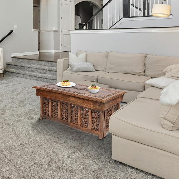 Lightnpro Handmade Wooden Coffee Table - Image 5