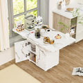 Folding Dining Table for 4-6 by Unknown