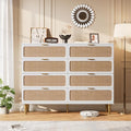 GarveeHome Rattan 8 Drawer Dressers by GarveeHome