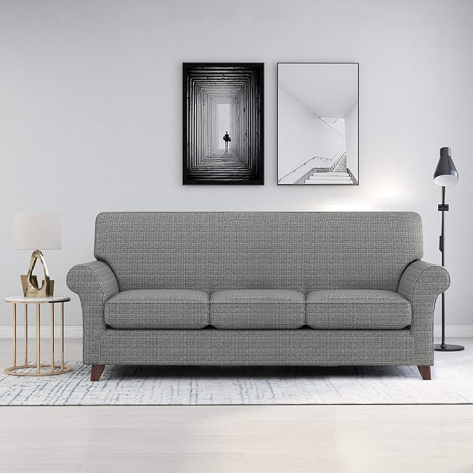 ZNSAYOTX 4 Piece Sofa Covers for Living Room Anti Slip Stretch Couch Covers for - Image 2