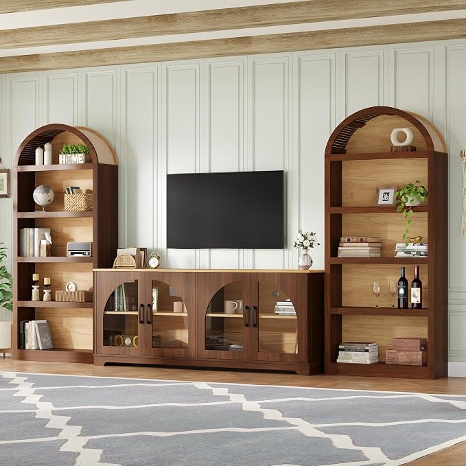 Merax Vintage Farmhouse TV Stand Set by Merax
