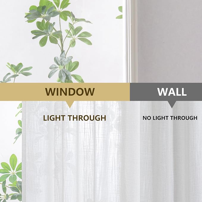 MYSKY HOME Natural French Door Curtains - Image 8