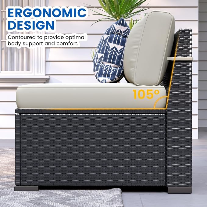 Patio Furniture Sets, 7-Piece Outdoor Patio Furniture - Image 3