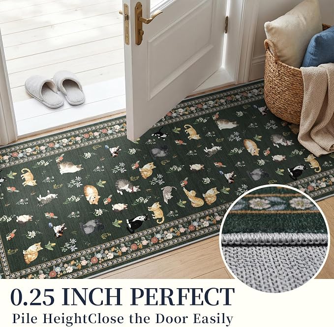 3x7 Washable Kitchen Runner Rug - Image 5