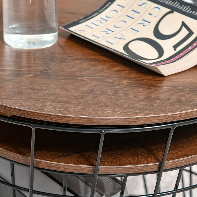 HOMCOM End Tables Set of 2, Nesting Tables - Image 8