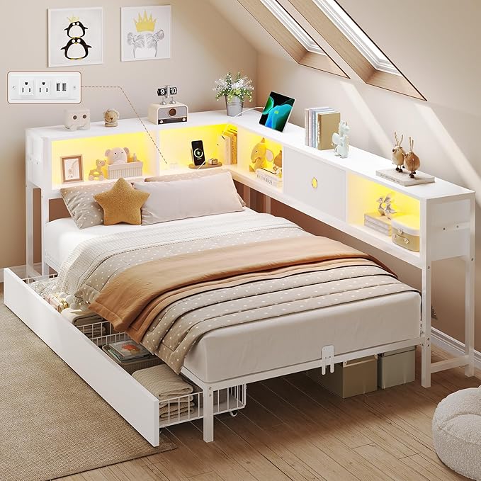 DICTAC Twin Corner Bed Frame by DICTAC