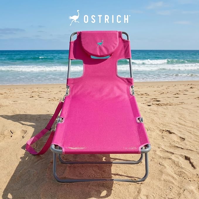 Ostrich the Original Chaise 72 x 22 Inch Lounge Portable Reclining Lounger - Image 8