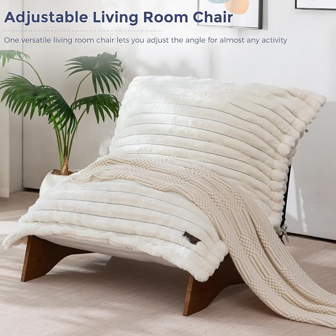 MAXYOYO Adjustable Living Room Chair, Convertible Bean Bag Chair & Recliner - Image 3