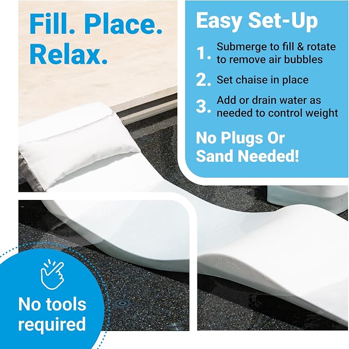 Aqua Outdoors Pool Chaise Lounge Chairs - Image 6