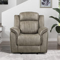 Lexicon Recliner Chair, Home Theater Seating, Manual Polished Microfiber by Lexicon