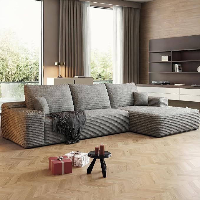108" Sectional Couches for Living Room Cloud Couch Sofa by AWarmHomeForYou