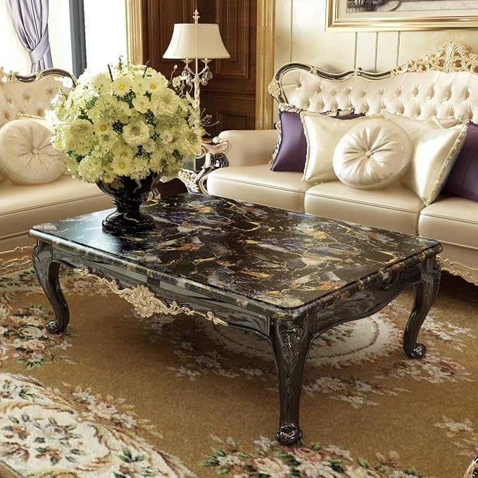 LaCheery 160 x 24 inch Sapphire Look Marble Contact Paper Decorative Self - Image 6