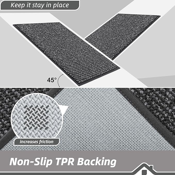 BEQHAUSE Kitchen Runner Rugs 24"x60", Non-Slip Kitchen Mats - Image 4