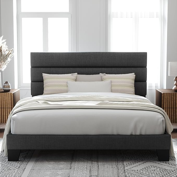 Allewie King Bed Frame Platform Bed by Allewie