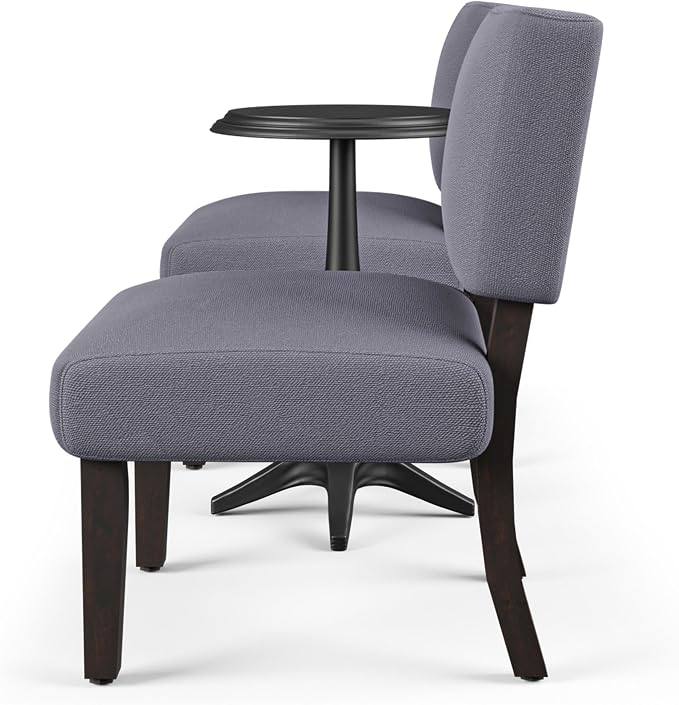 Furniture of America Jetson Wood 3-Piece Accent Table and Chair Set in Gray - Image 3