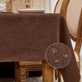 BALCONY & FALCON Rectangle Tablecloth Washable Wrinkle Resistant and Water by BALCONYFALCON
