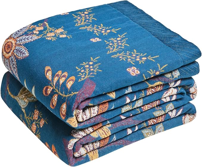 LUTBM Boho Throw Blanket for Bed Cotton Summer Blankets Bedroom Living Room by LUTBMFindYourFreeSpiritatHome