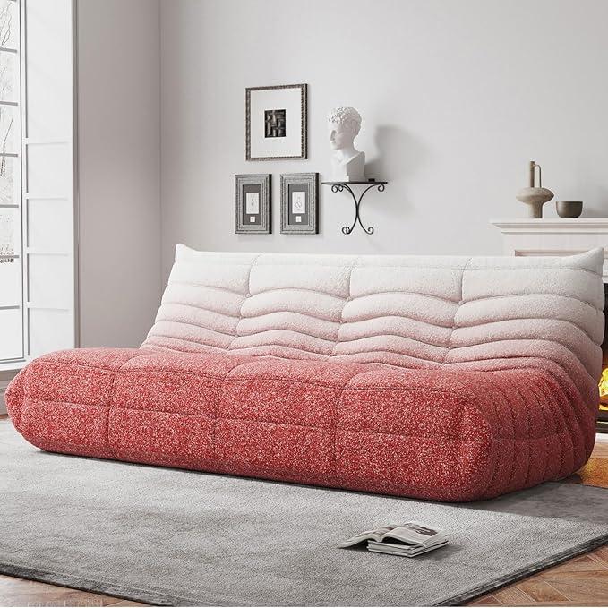 WHGBJA Bean Bag Chairs for Adults, BeanBag Reading Chair Memory Foam Couch by WHGBJA